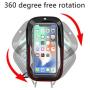 YUXINPLA Bicycle Mobile Phone Mounting Bags, with Waterproof Function, Can Adjust The 360-Degree Rotation Direction, Suitable for Mobile Phone Bicycle Accessories Under 6.4 Inches