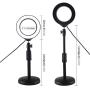 Yosoo Mobile Phone Live Photography Selfie Lamp Stepless Dimming LED Ring Fill Lights