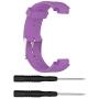 ECSEM Replacement Band for Garmin Forerunner 25 GPS Running Watch Wristband Fitness Tracker for Smartphone(Female Strap) (Purple)