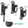 Detachable Bike Phone Mount, 360° Rotatable Bicycle & Motorcycle Handlebar Cell Phone Holder Universal fit for iPhone Xs Max XR X 6S 6 7 8 Plus, Galaxy S9 S10 S10e Note 9, Other 4-6.5" Phones Cycling