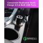 ZMI 36W Fast Dual USB Car Charger, PowerCruise C2, Compatible with iPhone X/XS/XS Max/XR/8/7/6s/Plus, iPad Pro/Air 2/Mini, Galaxy S10/S9/S8/S7/S6/Edge/Plus, LG and Moto (Phone Cords Not Included)