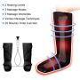 QUINEAR Leg Massager with Heat Air Compression Massage for Foot & Calf Helpful for Circulation and Muscles Relaxation