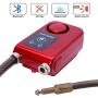 VGEBY Smart Bluetooth Bike Lock Anti Theft 110dB Alarm Waterproof Lock for iOS Android Smartphone (Color : Red)