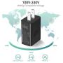USB Wall Charger, FONKEN 5V 2A Power Adapter Universal Travel Charger USB Plug Cell Phone Charger Block Cube Compatible with iPhone, iPad, Google Nexus, Samsung, LG, HTC, Moto, Kindle and More