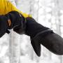 FRDM Evolve Cold Weather Snow Mitt Waterproof Windproof Leather Convertible Snowboard Ski Snowmobile Outdoor Adeventure, Unisex Sizing