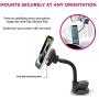 iPhone Cell Phone Holder Mount for Car - Magnetic w/Super Stick Suction Cup for Dashboard or Windshield - Magnets for All Cellphone Models iPhone X 8 7 6 6S Galaxy S7 S8 Edge Google Pixel HTC One