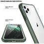 SPIDERCASE for iPhone 11 Pro Max Case, Built-in Screen Protector Full Heavy Duty Protection Shockproof Anti-Scratched Rugged Case for iPhone 11 Pro Max 6.5 inch 2019 (Green+Clear)