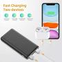 Portable Charger Power Bank 26800mAh, Universal Fashion USB Portable Phone Charger High-capacity Enhanced External battery pack with 4 LED Indicators Battery Charger work for smartphone,Android,Tablet