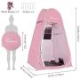 WolfWise Portable Pop Up Privacy Shower Tent Spacious Changing Room for Camping Hiking Beach Toilet Shower Bathroom