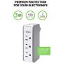 Belkin BST300 3-Outlet USB Surge Protector w/Rotating Plug– Ideal for Mobile Devices, Personal Electronics, Small Appliances and More (918 Joules)