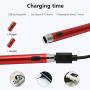 Stylus Pen for Touch Screens, Active Digital Pencil 1.5mm Fine Tip Smart Pen Rechargeable Drawing Stylus Compatible with iPhone iPad Mini/Air Smartphones & Tablets by BAGEYI (red)