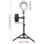 Aramox Photography Fill Light, 6inch USB LED Video Light Dimmable Ring Lamp for Photography Selfie Live Studio