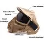 Anyoupin Paintball Mask, Airsoft Mask Full Face with Goggles Impact Resistant for Airsoft BB Hunting CS Game Paintball and Other Outdoor Activities