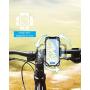 Andobil Bike Phone Mount, 360° Rotation Bicycle Motorcycle Cell Phone Holder Universal Mountain Cycling Handlebar Cradle Compatible with iPhone SE 11 Pro Max XS XR 8 7 Plus Samsung S10+ S20 Note 9 ATV