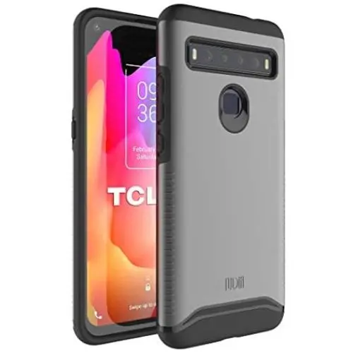 TUDIA Merge Designed for TCL 10L Case/TCL 10 Lite Case, Rugged Slim Dual Layer Protective Phone Case for TCL 10L / TCL 10 Lite (Metallic Slate) TUDIA Merge Designed for TCL 10L Case/TCL 10 Lite Case, Rugged Slim Dual Layer Protective Phone Case for TCL 10L / TCL 10 Lite (Metallic Slate)