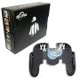 Mikirini H9 Mobile Game Controller, [6 Finger Operation] Super Cooling fan with built-in battery, Universal Game Grip for PUBG/Fortnite/Rules of Survival,for 4.7-6.7 Inch Android iOS Phone