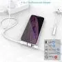Bojuren Phone Headphone Adapter, Charger and Headphones Splitter Dongle Compatible with iPhone 7 8 Plus X XS Max XR 11 Pro Max