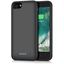 TRS Battery Case for iPhone 8/7/6s/6/SE(2020),[6000mAh] Protective Portable Charging Case Rechargeable Charger Case Extended Battery Pack for Apple iPhone 8/7/6s/6/SE(2020) (4.7inch)