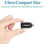 USB Car Charger,Bralon Mini 24W/4.8A Dual USB Fast Car Charger Flush Fit Compatible with iPhone 11/11 Pro/XS/Xr/X/8 7 6 S Plus,Galaxy Note S10 S9 S8 S7,iPad,Mp3&More