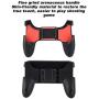 Ciglow Mobile Phone Game Controller, Game Handle for Smartphone Ergonomic Design Game Grip Comfortable Fast Shooting with Bracket