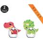 Phone Ring Holder Stand,Phone Ring Stand Holder 360 Rotation Finger Ring Grip Stand for Cellphones,Smartphones and Tablets (2 Pack Dinosaur Phone Ring Stand)