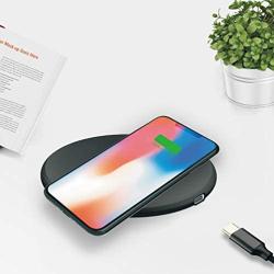 JADJ Wireless Charger 10W Max, QI Certified Fast Charging (No AC Adapter) Compatible for iPhone Xs MAX, iPhone Xs, iPhone XR, iPhone X, iPhone 8 8 Plus/Galaxy S10 5G/Galaxy S9 S8 S8+