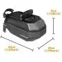 WIOR Bike Saddle Bag, Portable Bike Seat Bag Waterproof with Zipper & Hard Shell, Mountain Road Bikes Bicycle Under Seat Bag for Outdoor Riding Cycling Accessories (Black) WIOR Bike Saddle Bag, Portable Bike Seat Bag Waterproof with Zipper & Hard Shell, Mountain Road Bikes Bicycle Under Seat Bag for Outdoor Riding Cycling Accessories (Black)