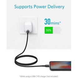 iPhone 11 Charger, Anker USB C to Lightning Cable [6ft Apple MFi Certified] Powerline II for iPhone 11/11 Pro / 11 Pro Max/X/XS/XR/XS Max / 8/8 Plus, Supports Power Delivery