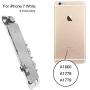 Screen Replacement for iPhone 7 White 4.7in,Complete LCD Display for A1660, A1778, A1779 Full Frame Assembly with OEM Front Camera Proximity Sensor Earpiece Speaker Repair Tool