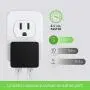 Nekmit Dual Port Ultra Thin Flat USB Wall Charger with Smart IC, Black Nekmit Dual Port Ultra Thin Flat USB Wall Charger with Smart IC, Black