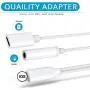 [Apple MFi Certified] Lightning to 3.5mm Headphone Jack Adapter,Stereo Headphone Aux Audio Connector Compatible with iPhone Xs XR 8 7 Plus ipad,Support Music Control & Plug and Play & iOS 13-White