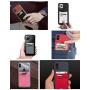 [2PC] RFID Blocking Phone Card Wallet - Double Secure Pocket - Ultra-Slim Self Adhesive Credit Card Holder Card Sleeves Phone Wallet Sticker All Smartphones(Black)