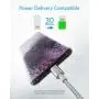 USB C Cable, Anker 2 Pack New Nylon USB C to USB C Cable (3.3ft 60W), PD Type C Charging Cable for MacBook Pro 2020, iPad Pro, Galaxy S20, Switch, Pixel, LG and Other USB C Charger Silver USB C Cable, Anker 2 Pack New Nylon USB C to USB C Cable (3.3ft 60W), PD Type C Charging Cable for MacBook Pro 2020, iPad Pro, Galaxy S20, Switch, Pixel, LG and Other USB C Charger Silver