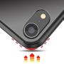 Mkeke Compatible with iPhone XR Case,Clear Anti-Scratch Shock Absorption Cover Case for iPhone XR Black
