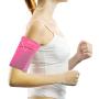 Bivilictek Cell Phone Armband for Phone Running Armband Sleeve Holder for iPhone X/XS/XR/Max/Plus & Samsung Galaxy S10/S9/Plus with Mp3 Key Holder (Pink Small)