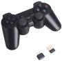 Haihuic 2.4G Wireless Controller Gamepad Dual Vibration Joystick for Playstation 3 Computer PC Android Smart TV Set Top Box OTG Type-C Smartphone and Tablet
