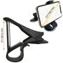 Car Phone Mount, Dashboard Cell Phone Holder, Phone Clip for Car, Phone Clip Holder, Clip on Dash Phone Holder for Car Compatible with iPhone XS/XS MAX/XR/X/8/8Plus/7/7Plus/6s Galaxy S10/S9/S8/S7/Note