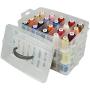 Simthread Machine Embroidery Thread Polyester 63 Colors with Plastic Storage Box for Embroidery,Sewing Machines