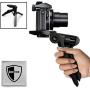 GearFend Heavy Duty Pistol Grip Stabilizer and Tripod Table Stand for DSLR Cameras Plus Microfiber Cloth