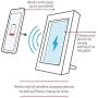 Twelve South PowerPic | Picture Frame Stand with Integrated 10W Qi Charger for iPhone/Wireless Charging Smart Phones (Black)
