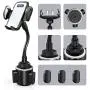 Car Cup Holder Phone Mount, Sopownic Cup Phone Holder for Car Universal Adjustable Gooseneck Car Phone Holder for iPhone 11 Pro/11/X/8/7/6s/ Galaxy S10/S9/Note 10/9/8 GPS and More