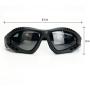 Binboll UV Protective Outdoor Glasses ski Goggles Dust-Proof Protective Combat Goggles Military Sunglasses Outdoor Tactical Goggles to Prevent Particulates and Fog