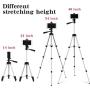 Tripod 40" Aluminum Portable Light Weight Traveler Tripod + Universal Smartphone Holder Mount with Carrying Case for Phone 11 7/7 Plus,6/6s 8/8plus,XR Xs Max 3-Way Floor Stand