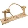 Size Adjustable Round Embroidery Frame Hoop Stand Holder Wood Easy Operation Size Adjustable Round Embroidery Frame Hoop Stand Holder Wood Easy Operation
