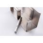 XVL Dual Toilet Paper Holder with Mobile Phone Storage Shelf and Spring Roller, Brushed, G327B