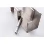 XVL Dual Toilet Paper Holder with Mobile Phone Storage Shelf and Spring Roller, Brushed, G327B