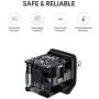 USB C Charger, AUKEY 18W PD Charger Fast Charger with Foldable Plug, Ultra-Compact USB C Wall Charger Compatible with iPhone 11 Pro Max, AirPods Pro, Google Pixel 3 XL, LG G5, Huawei, Samsung - Black USB C Charger, AUKEY 18W PD Charger Fast Charger with Foldable Plug, Ultra-Compact USB C Wall Charger Compatible with iPhone 11 Pro Max, AirPods Pro, Google Pixel 3 XL, LG G5, Huawei, Samsung - Black