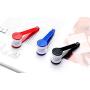 Microfiber Spectacles Cleaner Brush Lens Clothes Sunglasses Mini Eyeglass Cleaning Tool Mobile Phone Cleaning Soft Wipes Clip Keyrings Gift 7 * 2.5cm,Random Color (3pcs)