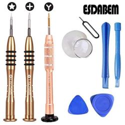 Esdabem Repair Tool Kit for iPhone 7 - Magnetic Premium Solid Screwdriver Set for Apple iPhone 7, iPhone 7Plus, iPhone 6Plus, iPhone 6S /6/5S/5/5C/4S/4/SE, iPod, iTouch