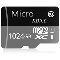 1TB Micro SD SDXC Card Memory Card High Speed Class 10 with Free Adapter, Designed for Android Smartphone